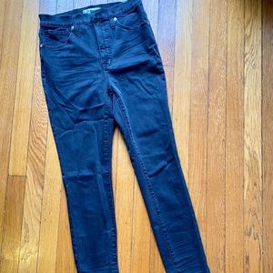 Madewell 11” high rise skinny jeans in lunar wash